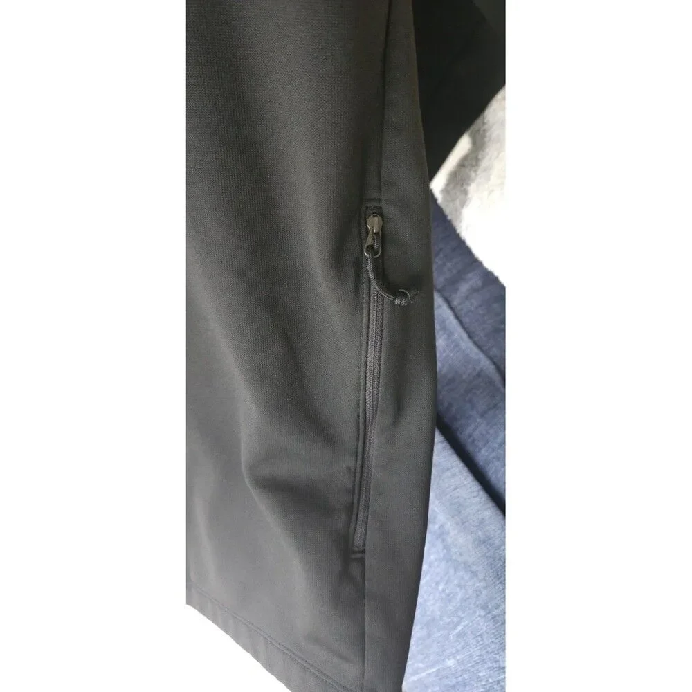 The North Face JB&A Softshell Full Zip Jacket Men’s Size M Black 100% Polyester